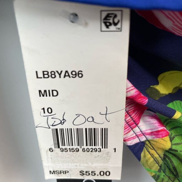 NWT La Blanca Tankini and Floral Bottoms Size 10 - Picture 6 of 9